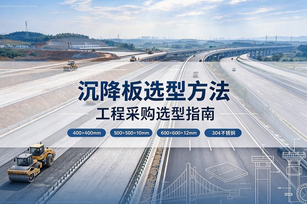 巴青沉降板选择方法